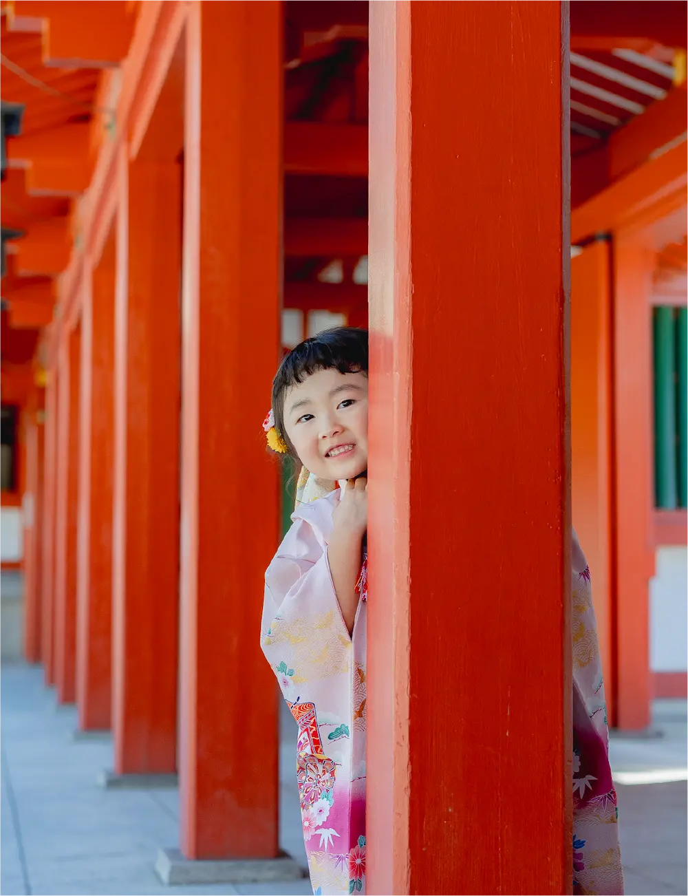 女の子の七五三写真